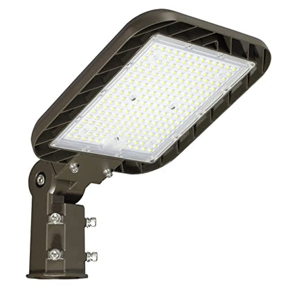 150W LED Parking Lot Light: 22500LM 5000K Slip Fitter Pole Mount - size: 150W