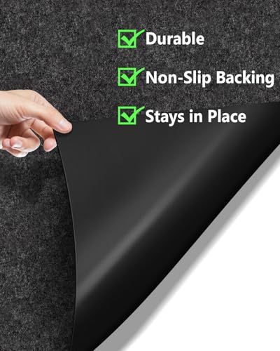 Oil Spill Mat for Garage Floor Under Car - 24x36 Inches Oil Splash Pad, Garage Driveway Oil Drip Mat, Oil Absorbent Mechanic Floor Mat for Motorcycle, Garage, Refrigerator, Golf Cart, Basement