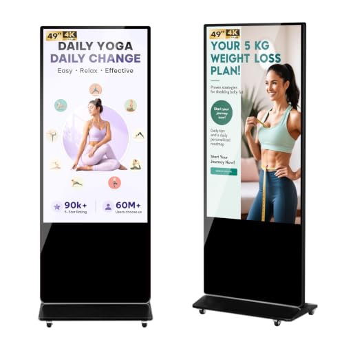 49" 4K Digital Signage Display Touch Screen Kiosk for Showroom, Restaurants - size: 49 inch 4K