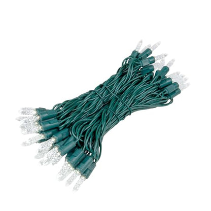 Novelty Lights 25FT 50 LED M5 Christmas String Lights, Pure White - color: Pure White