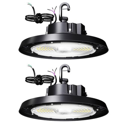 UFO LED High Bay Light,150W,24000LM 0-10V Dimmable 2Pack - size: 150W-2Pack