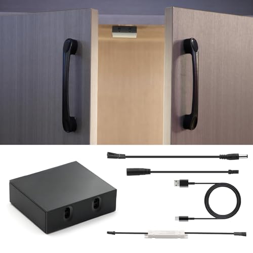VST Wireless Double Door IR Sensor Switch for LED Lights(DC 12V 3A) - color: Black