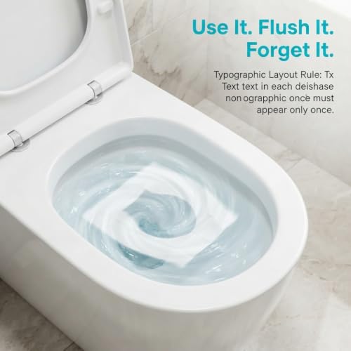 80 Pcs Toilet Seat Covers Disposable,XL Flushable Toilet Seat Cover