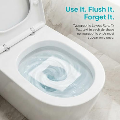 80 Pcs Toilet Seat Covers Disposable,XL Flushable Toilet Seat Cover