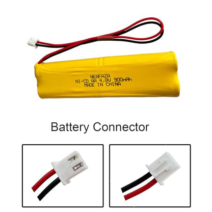 D-AA650Bx4 Ni-CD 4.8V 900mAh Exit Sign Emergency Lighting Battery Compatible with Unitech Dual-Lite 0120859 Ni-CD AA 650mAh E1021R LITHONIA DAA650Bx4 (5 Pack) - size: 5 Pack