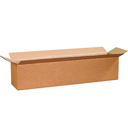 PARTNERS BRAND 28x6x6 Long Corrugated Boxes, Long, 28L x 6W x 6H, Pack of 20 | Shipping, Packaging, Moving, Storage Box for Home or Business, Strong Wholesale Bulk Boxes