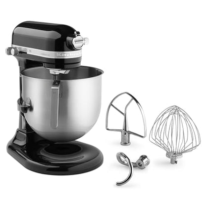 KitchenAid NSF Certified Commercial Series 8-Qt Bowl Lift Stand Mixer - KSM8990 - color: Onyx Black, style: No Bowl Guard
