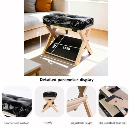 Adjustable Foot Rest for Under Desk at Work, Foot & Leg Rest