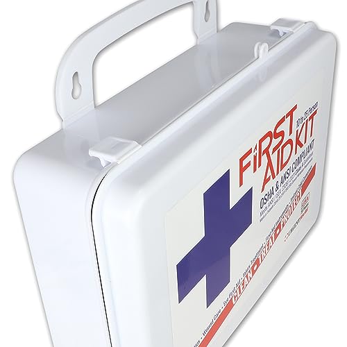 OSHA & ANSI Class A, Metal First Aid Kit, 25 Person, 79 Piece Emergency Kit