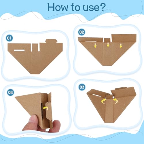 50 Pack Cardboard Corner Protectors 2.75" Side Length 1.18" ID - size: 2.75"×1.18"