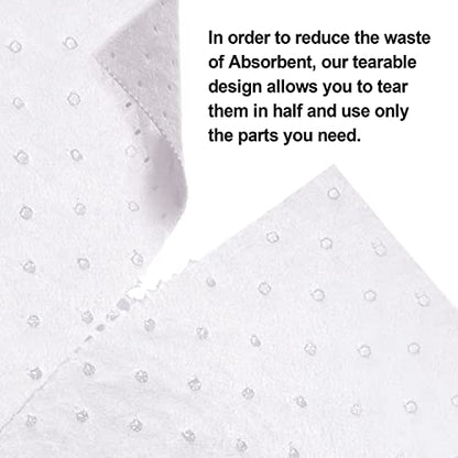 A A IN 2-Pack Absorbent Mat Pads, 15" x 20", White, 200PCS - style: 200pcs