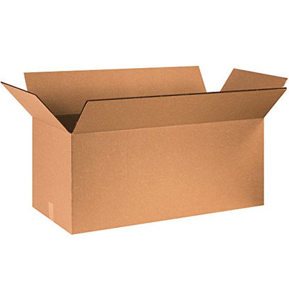Box USA 5 Pack of Heavy-Duty Double Wall Corrugated Cardboard Boxes, 40" L x 20" W x 20" H, Kraft, Shipping, Packing and Moving - style: Double Wall