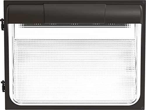 Lithonia Lighting 18" LED Wall Pack Outdoor Light, Adjustable Lumens - color: Adjustable Lumens | 4000K Cool White, size: 14" H x 18" W x 5" D