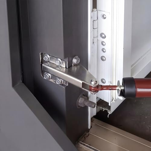 1 Pcs Aluminum Jamb Bracket Door Closer, Silver - color: Silver