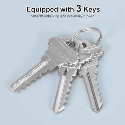 Commercial Mortise Lock Cylinder, Silver, with Thumbturn - color: Silver