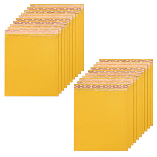 Acrux7 Bubble Mailers 10x13 Inch - 25 Pack Mailing Envelopes Bubble Padded - Self Seal Padded Envelopes for Shipping and Packaging, Safely Ship Books
