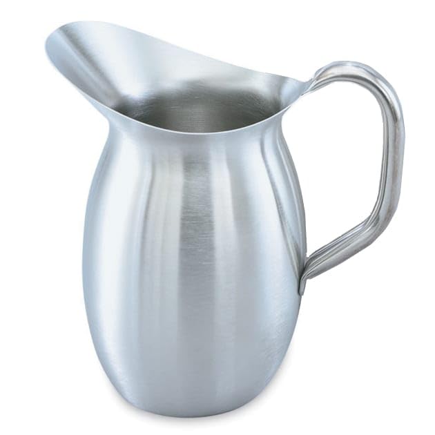 Vollrath 82040 Satin Finish S/S 4.13 Quart Bell-Shaped Pitcher