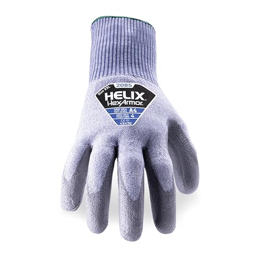 HexArmor Safety Gloves | 360-Degree Cut-Resistant Work Gloves | Powerful Grip | Silicone-Free | Helix 2085 - size: 3X-Large (Pack of 1)