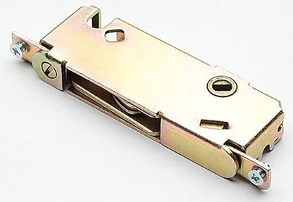 Sliding Patio Glass Door Mortise Lock, 45 Degree Keyway, 3-11/16" Screw Holes - Steel Lock for Sliding Door Handle Replacement Hardware - Fix and Repair Locking Mechanism Latch - size: Small Mortise Lock