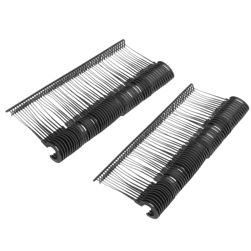 MECCANIXITY J Hook Standard Tagging Fasteners,Plastic Regular,Standard Label Gun Price Tagging Barbs for Garment Price Tag Label Tagging Barbs 25mm/0.98 Inch,Pack of 500 Black - color: Black, size: 25mm (1 Inch)