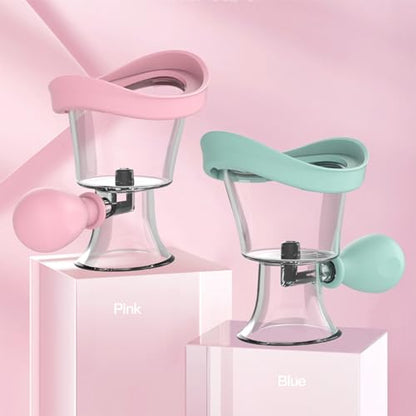 Eye Wash Cup - Manual Air Pressure Silicone Eye Rinse, Pink - color: Pink