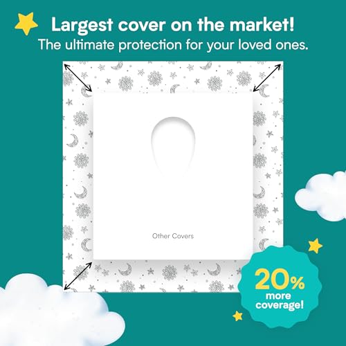 Eli with Love 40 Extra Large Disposable Toilet Seat Cover by Eli with Love – Toddler Toilet Covers for Full Coverage On Toilet or Potty – Ideal Travel Toilet Seat Covers for Kids and Adults (Boho) - color: Boho