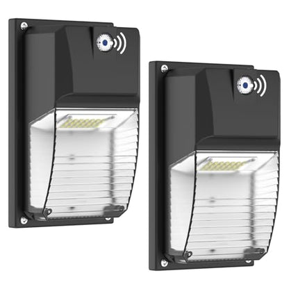 LTBLIGHT 2-Pack 18W LED Wall Pack Light with Photocell Sensor 1980LM 5000K - size: 2 Pack
