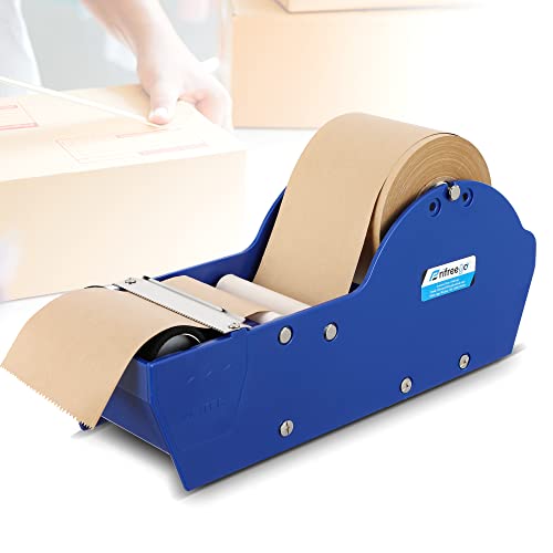 Water-Activated Tape Dispenser, Manual Kraft Gum Tape Dispenser, Blue - color: Blue