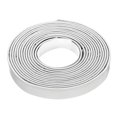 Smoke Fire Seal Strip 9.8Ft 15mm/0.59" Wx 2mm/0.08" T White - color: White, size: 9.8FT x 15mm / 0.59" W x 2mm / 0.08" T