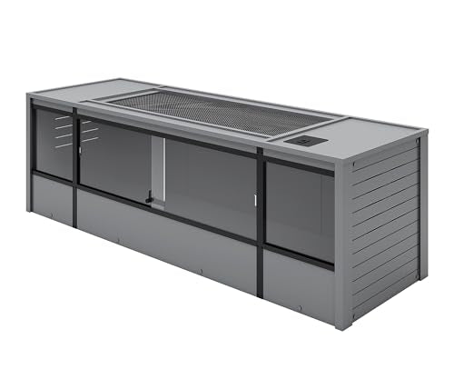 New Age Pet® ECOFLEX® 72" Mojave Reptile Enclosure, Jumbo, Grey - color: Grey, size: Jumbo