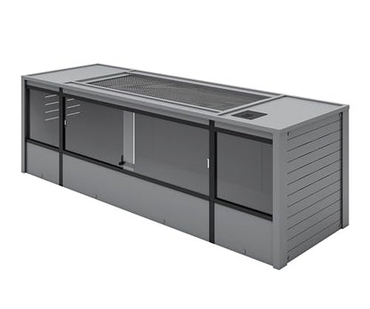 New Age Pet® ECOFLEX® 72" Mojave Reptile Enclosure, Jumbo, Grey - color: Grey, size: Jumbo