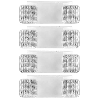 LED Emergency Exit Light Battery Backup, Fire Resistant Emergency Exit Sign - size: 4 PACK