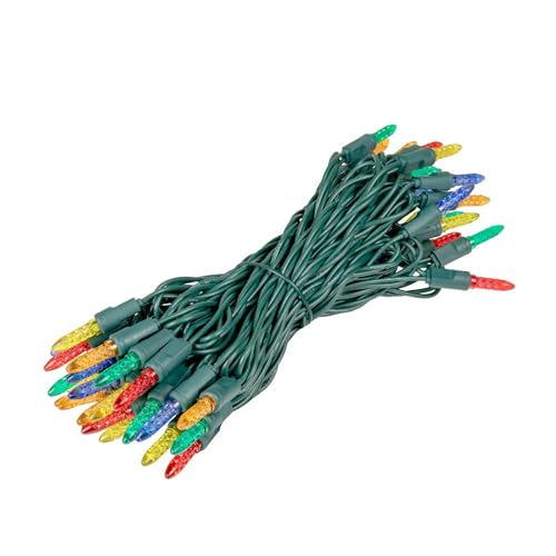Novelty Lights 25FT 50 LED M5 Multicolor Christmas String Lights Set - color: Multicolor
