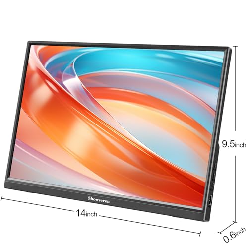 Portable Monitor 16inch, Full HD 1920X1200P HDMI USB C Monitor for Laptop