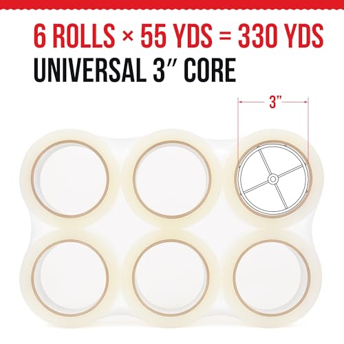 Vimtoba 2.6 Mil Heavy-Duty Packing Tape – Industrial Strength