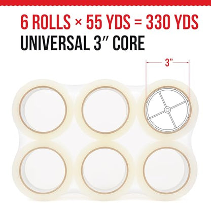 Vimtoba 2.6 Mil Heavy-Duty Packing Tape – Industrial Strength