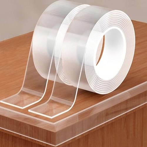 CHENYA 2 Rolls Clear Edge Protector Strip for Baby Proofing,13.12 FT - size: 2Rolls x 1.4in x 13.12FT