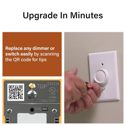 Legrand 150W Toggle LED Dimmer Light Switch Flicker-Free White 3-Pack