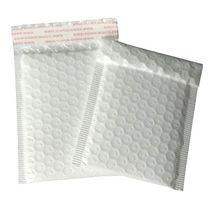 3.5x5 Inch White Poly Bubble Mailers Padded Envelopes, Self-Sealing Shipping Bags 50 Pack - size: 3.5X5 Inch