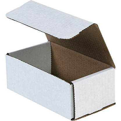 BOX USA BMRX4X 6 1/2"L x 3 5/8"W x 2 1/2"H, White (Pack of 50) - size: (057) 6 1/2" x 3 5/8" x 2 1/2", 50-Pack