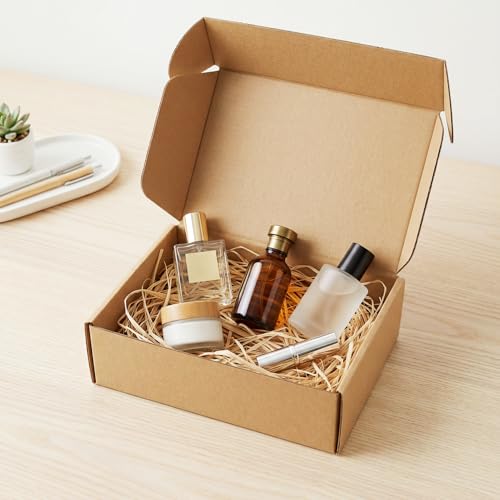 PHAREGE 75 Pack 6x4x2 inch Small Shipping Boxes, Brown Mailing Boxes - color: Brown, size: 6X4x2 inch 75 Pack