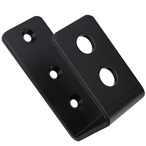 8 Pack Door Barricade Brackets, Open Bar Holder U Bracket with Screws and Anchors, Heavy Duty Security Holder Bracket Stopper Tool Hanger for Barn, Shed, Garage Doors, Fits 2x4 Boards