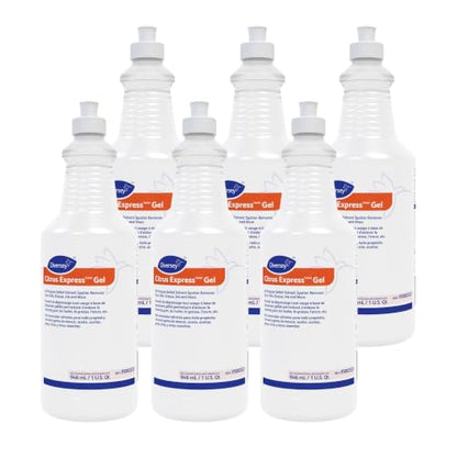 Diversey Citrus Express Gel Solvent Spotter, Citrus Scent, 32 oz 6 Pack - size: 32 Fl Oz (Pack of 6)