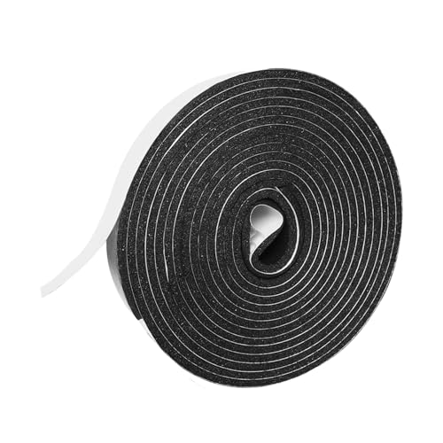 Foam Insulation Tape self Adhesive,1In x 1/8In x 16.4Ft Weather Stripping for Doors and Windows,Sound Proof soundproofing Door Seal,Weatherstrip,Pipe Cooling, Air Conditioning Seal Strip - size: 1 in x 1/8 in x 16.4 ft
