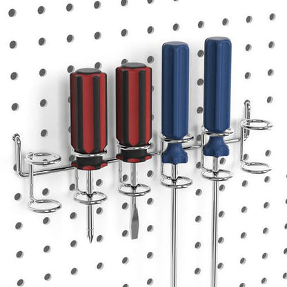 Pegboard Hooks with Bins, Peg Locks, for Organizing Various Tools, 117 PCS, 60 of Which are Locks - style: 117PCS