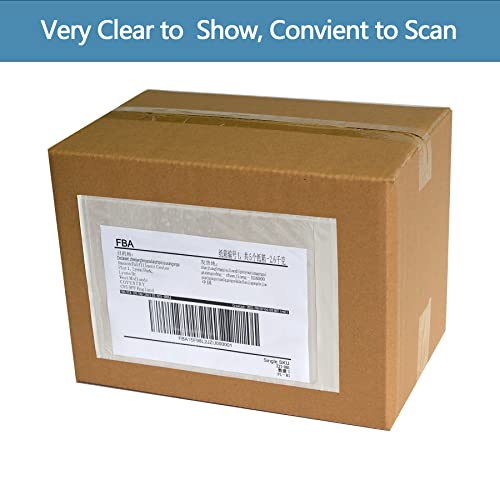 500 PCS 7"x 10" Clear Self-Adhesive Packing List Envelopes - Plastic Shipping/Mailing Pouch Enclosed Bags for Packing Slips Invoice Label