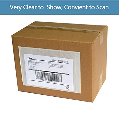 500 PCS 7"x 10" Clear Self-Adhesive Packing List Envelopes - Plastic Shipping/Mailing Pouch Enclosed Bags for Packing Slips Invoice Label