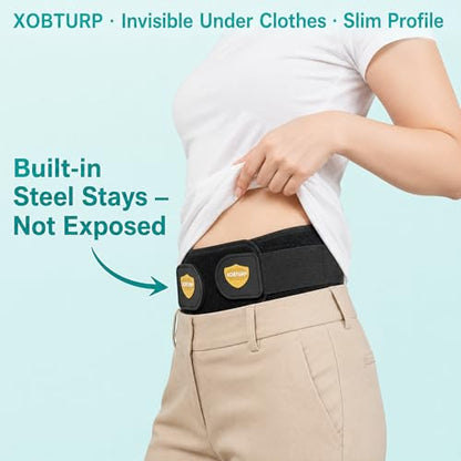 Lower Back Brace for Women & Men, Lumbar Support Belt Medium - size: Medium (30" - 33" Waist)