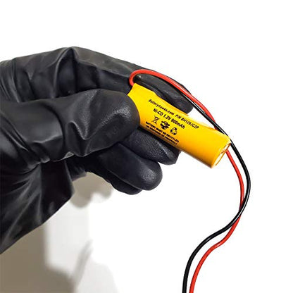 (2 Pack) AA900mAh 1.2V Unitech BST DAA900BT AA Ni-CD 900mAh MINBO AA-1000 Exit Sign Emergency Light KR-AA900MAH Batteryhawk LLC Fire Exit Battery - color: 129BHJC2P
