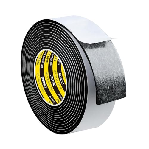 Single-Sided Adhesive Foam Tape EVA Black,0.8in x 16.4FT - color: Black, size: 0.8 Inch x 16.4 FT